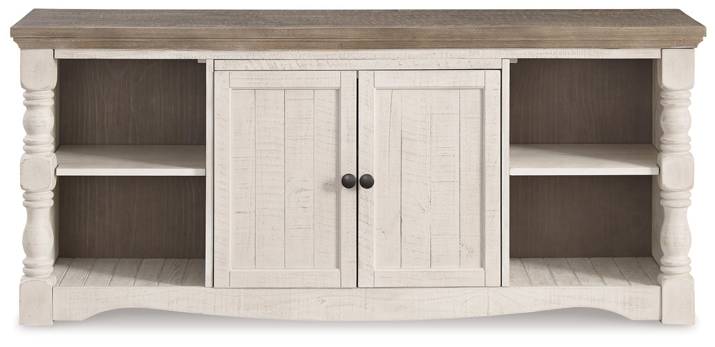 Havalance Weathered Gray & Vintage White 67" TV Stand