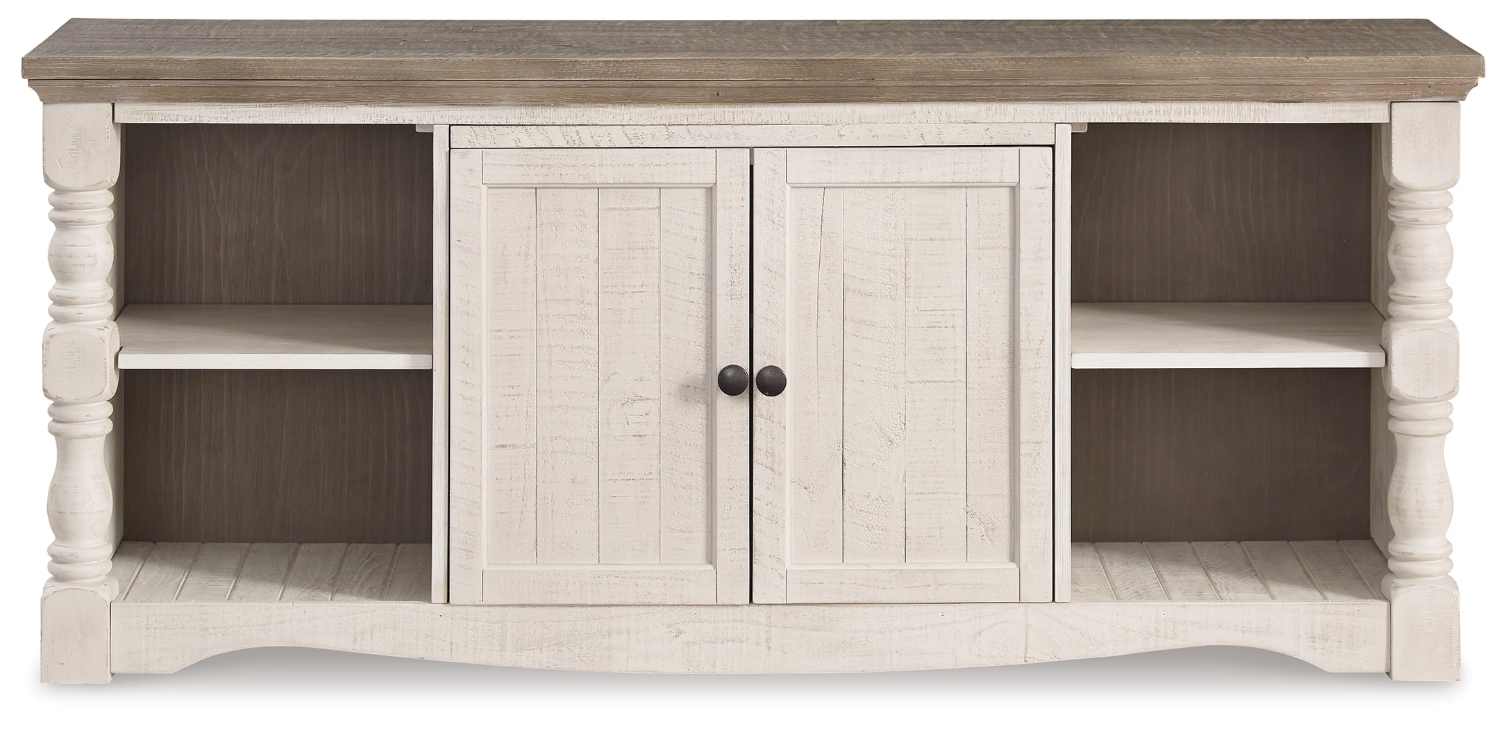 Havalance Weathered Gray & Vintage White 67" TV Stand