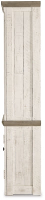 Havalance Weathered Gray & Vintage White Entertainment Center Units
