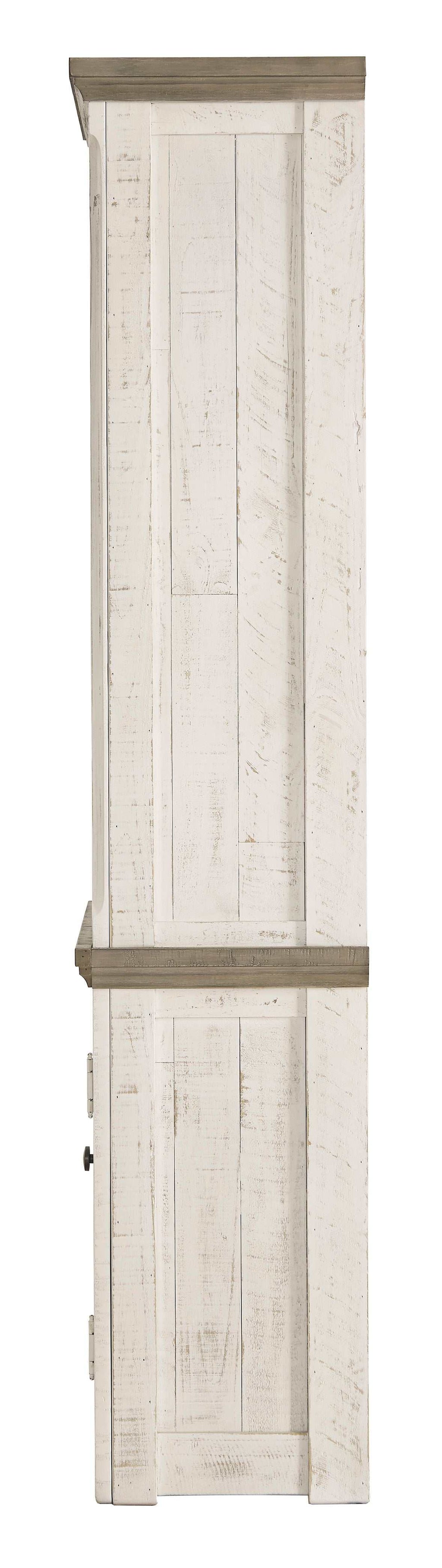 Havalance Weathered Gray & Vintage White Entertainment Center Units