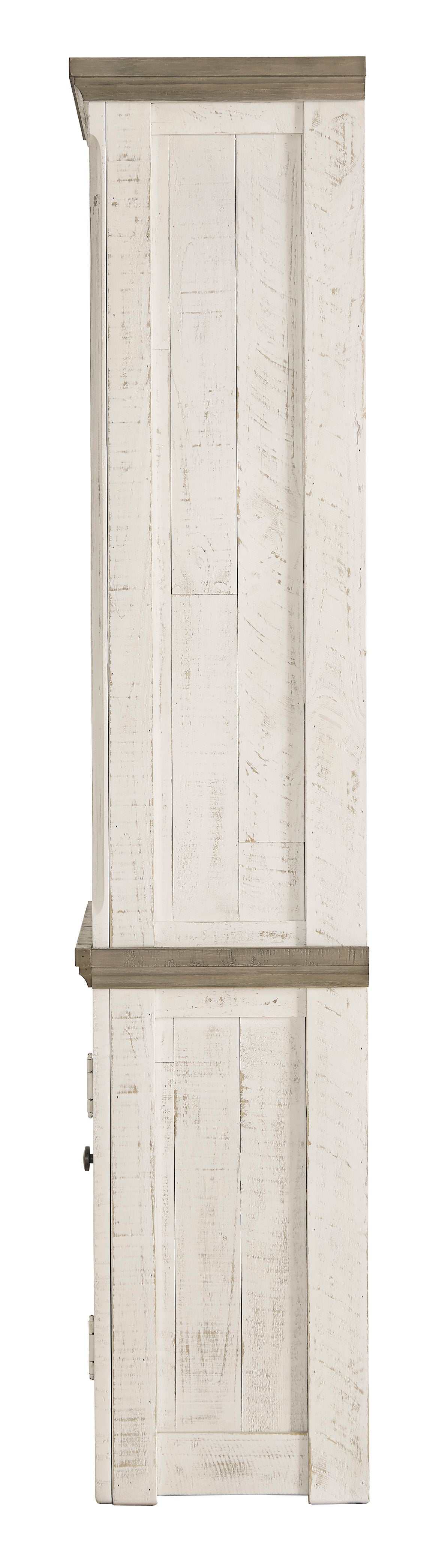 Havalance Weathered Gray & Vintage White Entertainment Center Units
