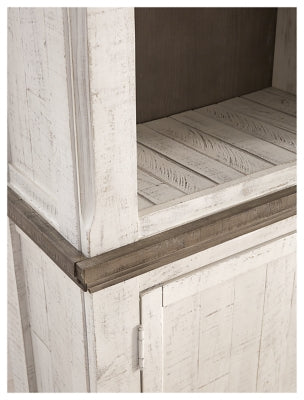 Havalance Weathered Gray & Vintage White Entertainment Center Units