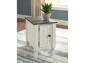Havalance White/Gray Chairside End Table