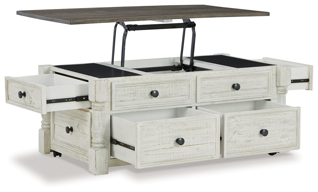 Havalance White/Gray LiftTop Coffee Table