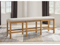 Havonplane Brown Counter Height 72" Dining Bench
