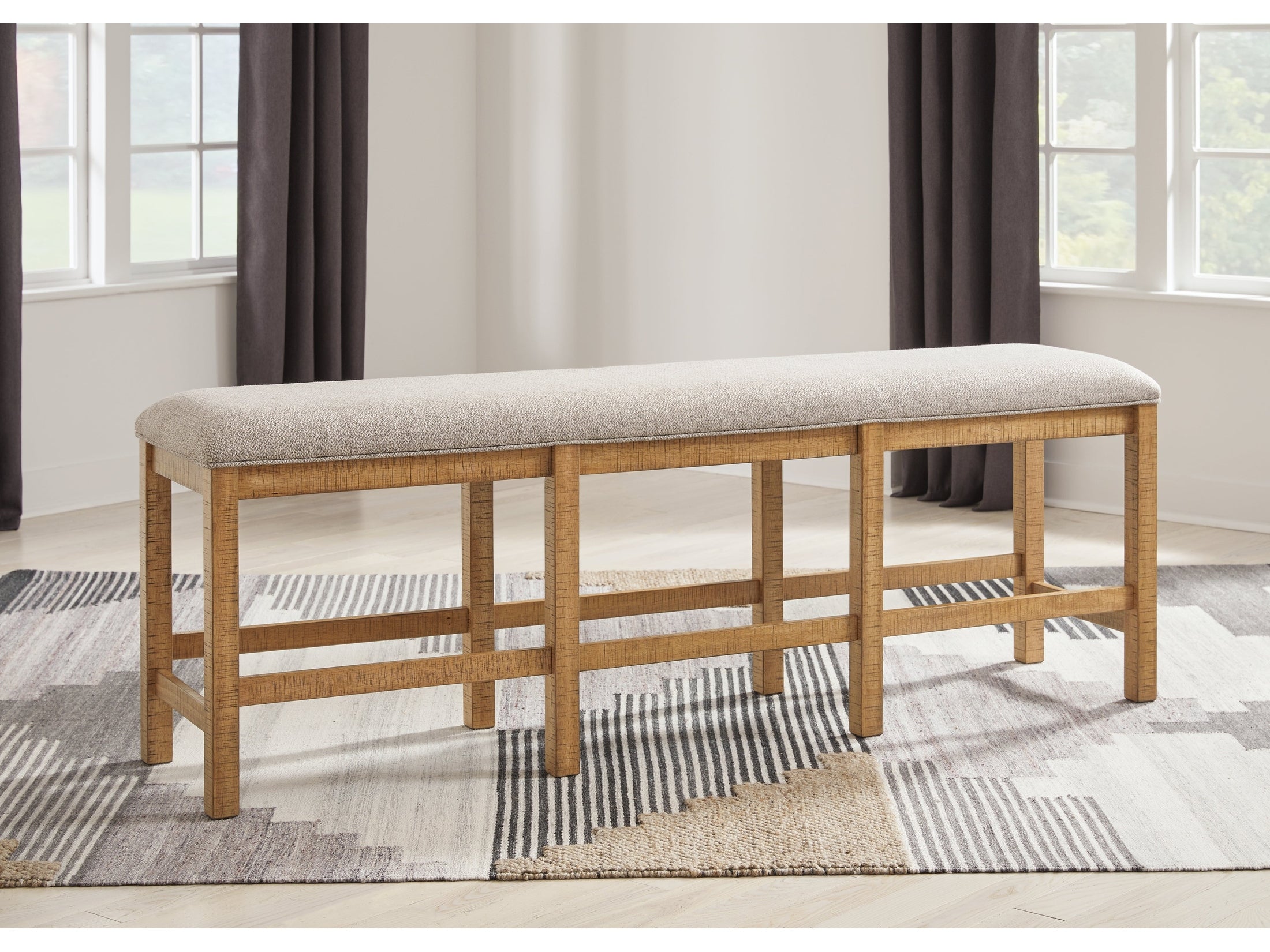 Havonplane Brown Counter Height 72" Dining Bench