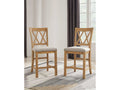 Havonplane Brown Counter Height Dining Chair (Set of 2)