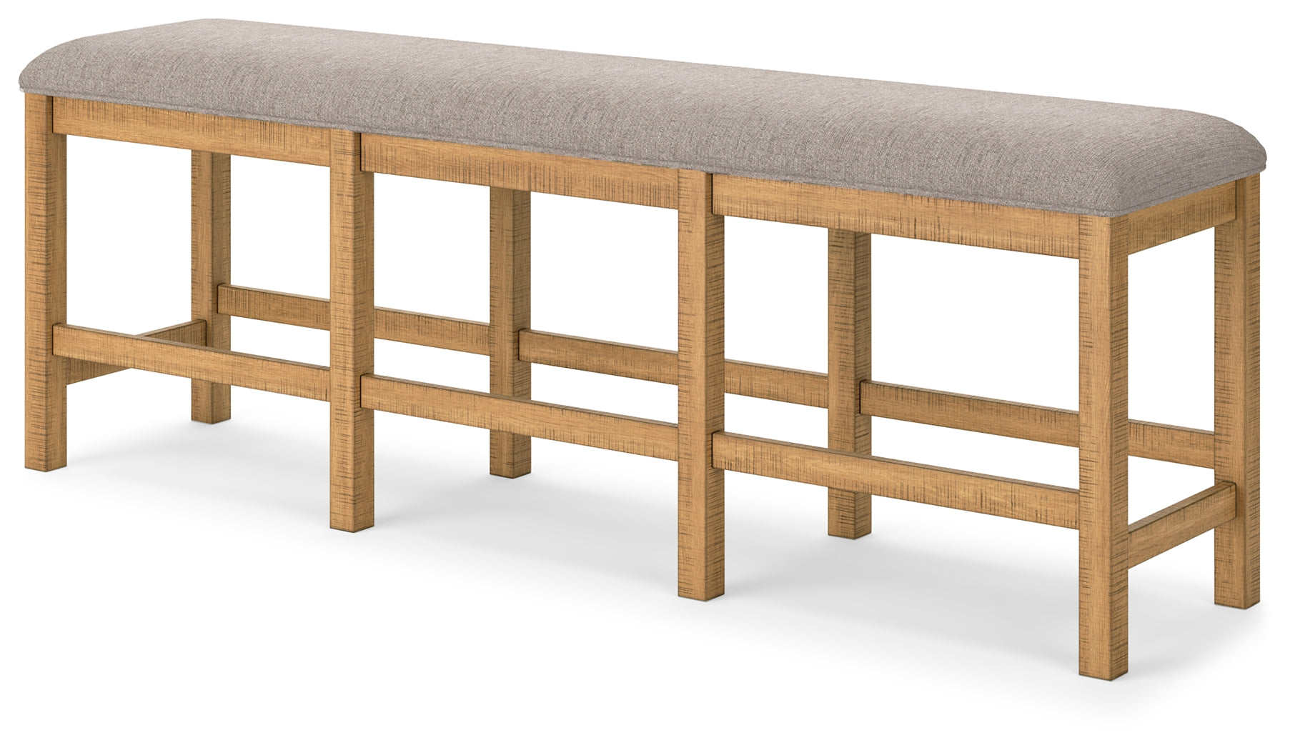 Havonplane Brown Counter Height Dining Table, 6 Barstools and Bench