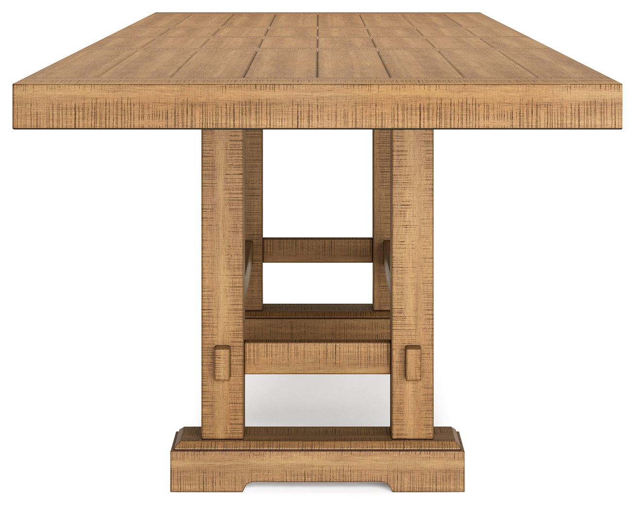 Havonplane Brown Counter Height Dining Table and 10 Barstools