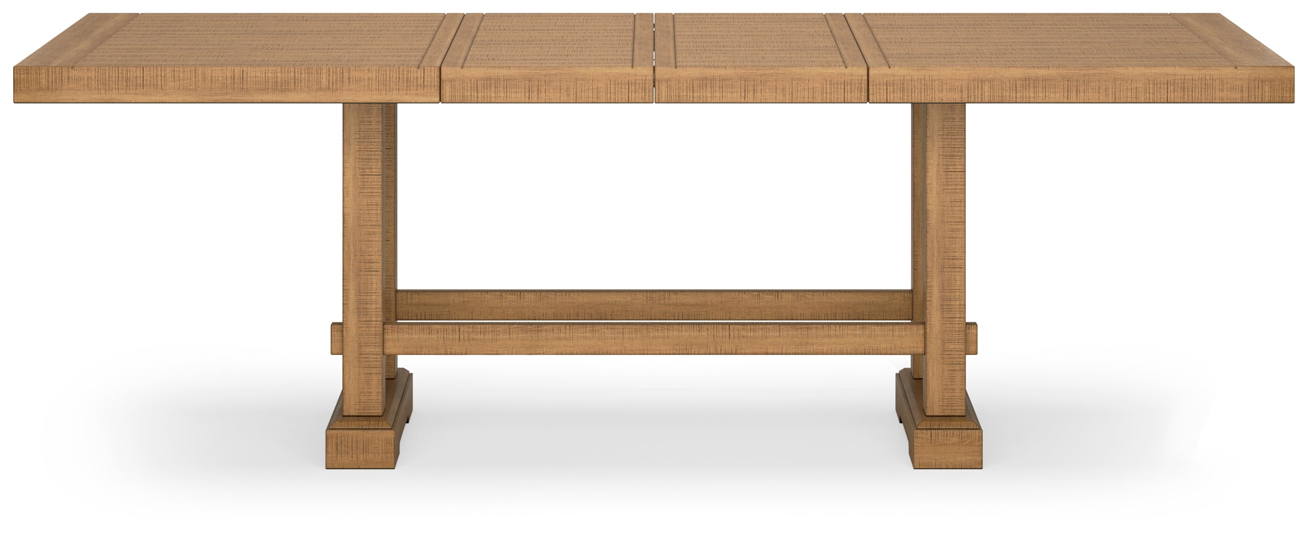 Havonplane Brown Counter Height Extension Dining Table and 4 Barstools