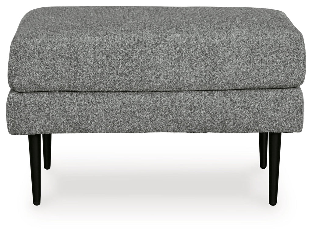 Hazela Charcoal Chair and Ottoman