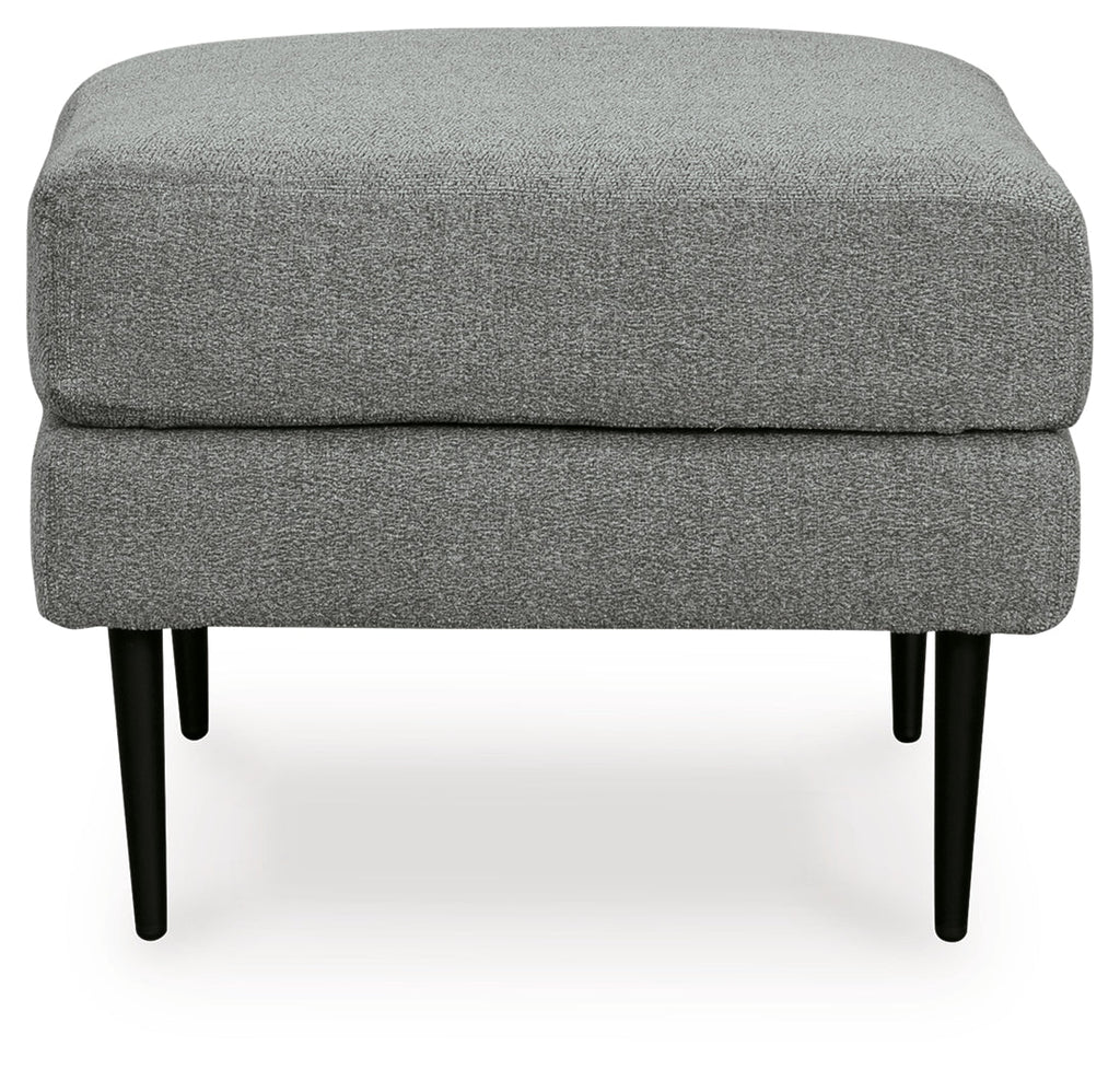 Hazela Charcoal Chair and Ottoman