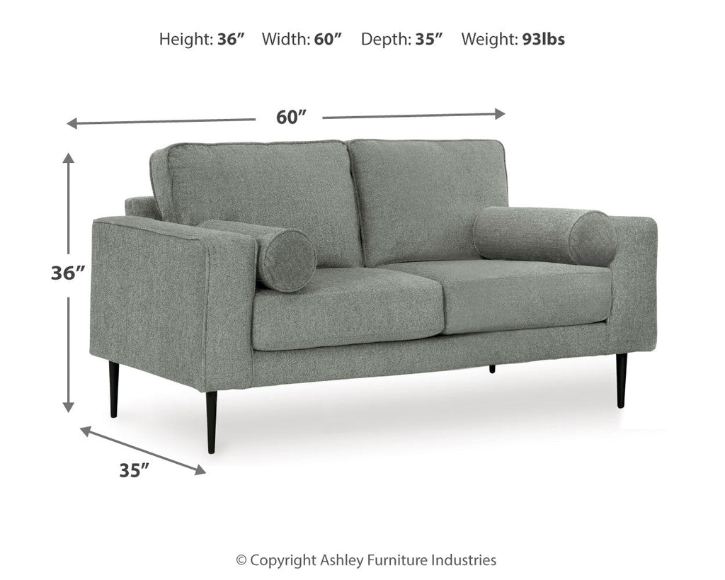 Hazela Charcoal Loveseat