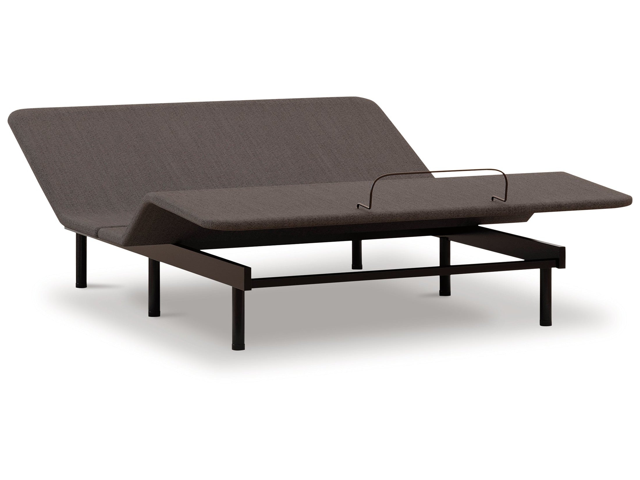 Head/Foot Model - Good Charcoal Gray Queen Adjustable Base