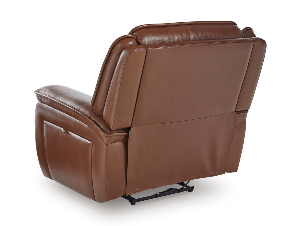 Healy Pier Chocolate Power Recliner