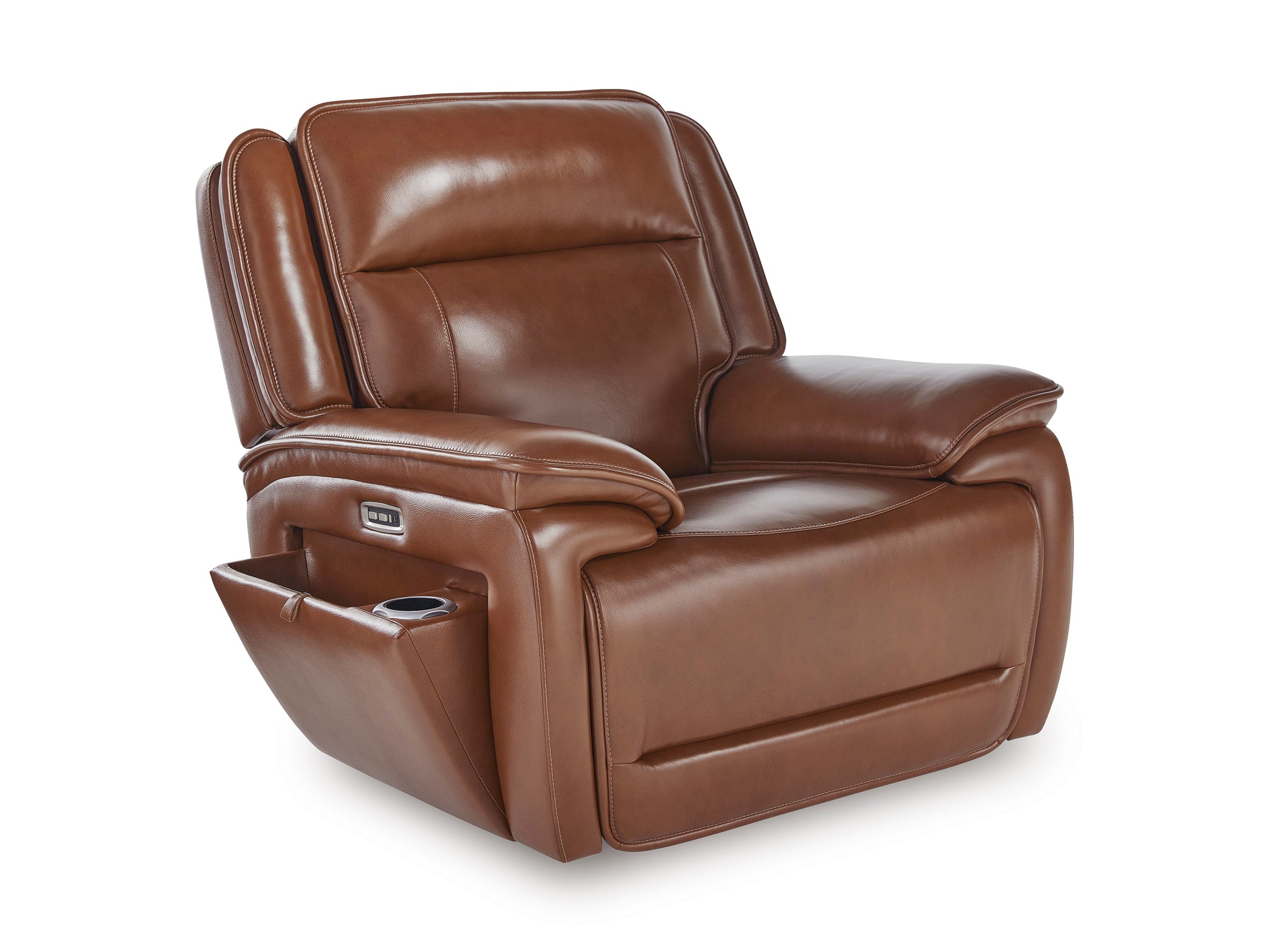 Healy Pier Chocolate Power Recliner