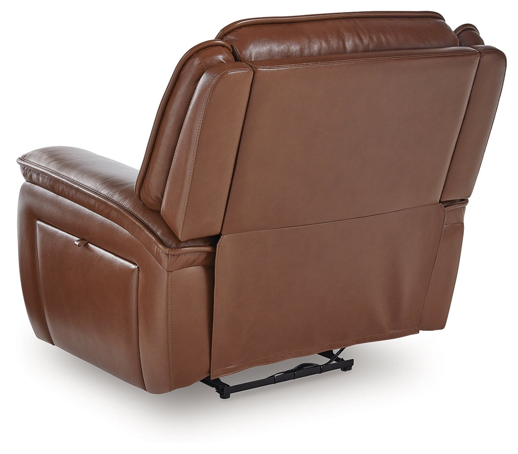 Healy Pier Chocolate Power Reclining Sofa, Loveseat and Recliner