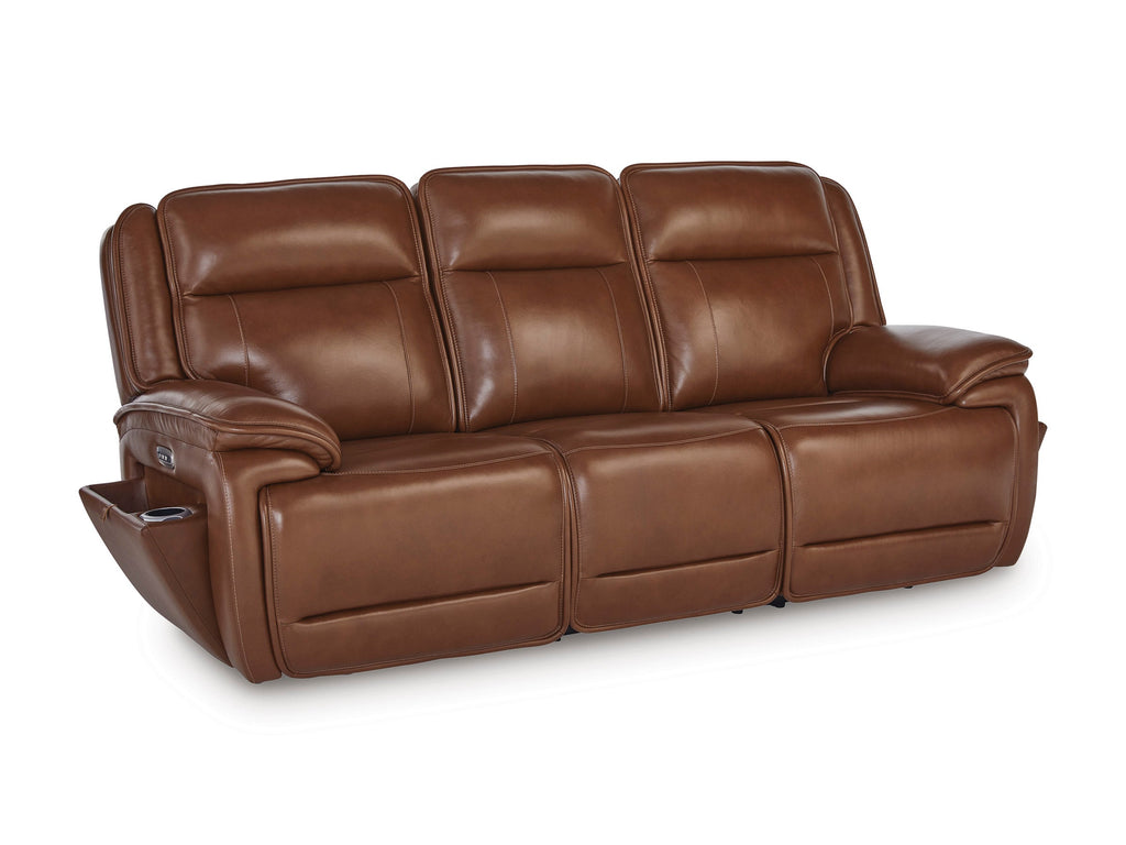Healy Pier Chocolate Power Reclining Sofa