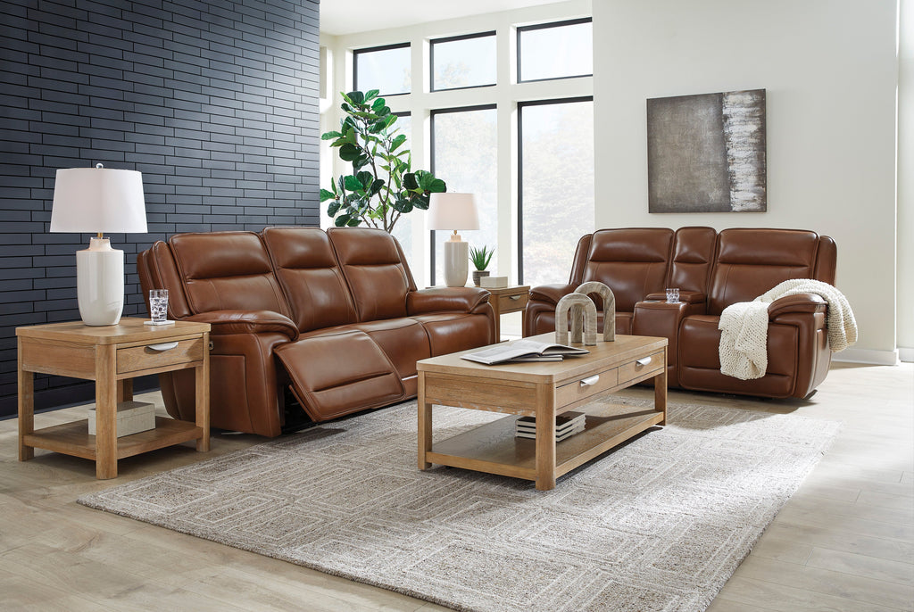 Healy Pier Chocolate Power Reclining Sofa