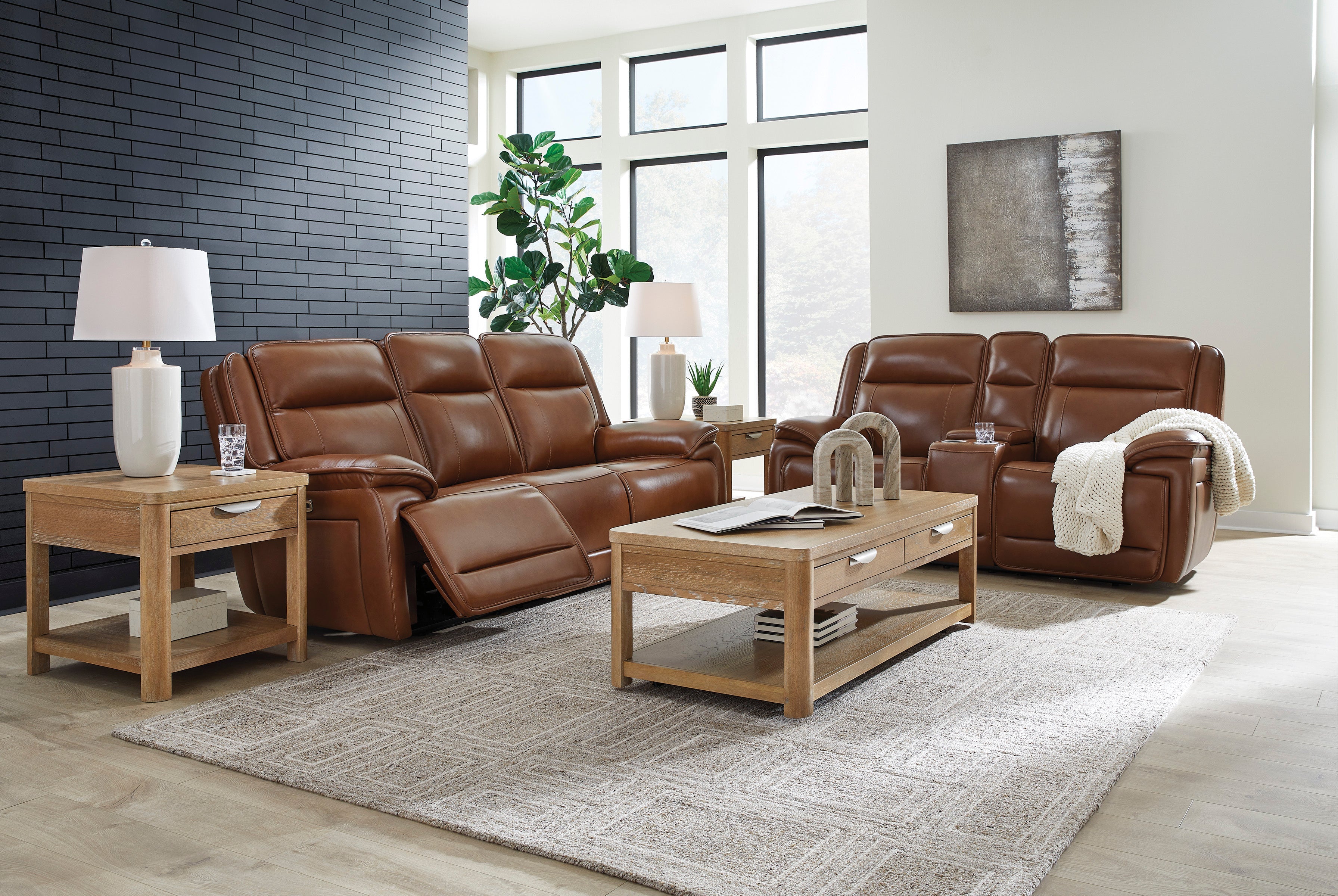 Healy Pier Chocolate Power Reclining Sofa