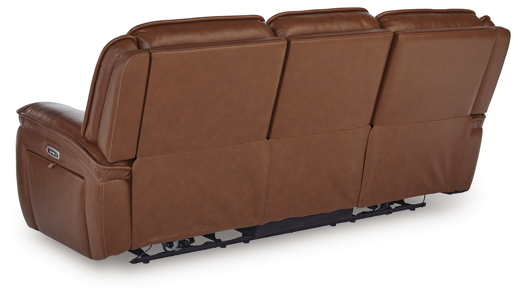 Healy Pier Chocolate Power Reclining Sofa and Loveseat