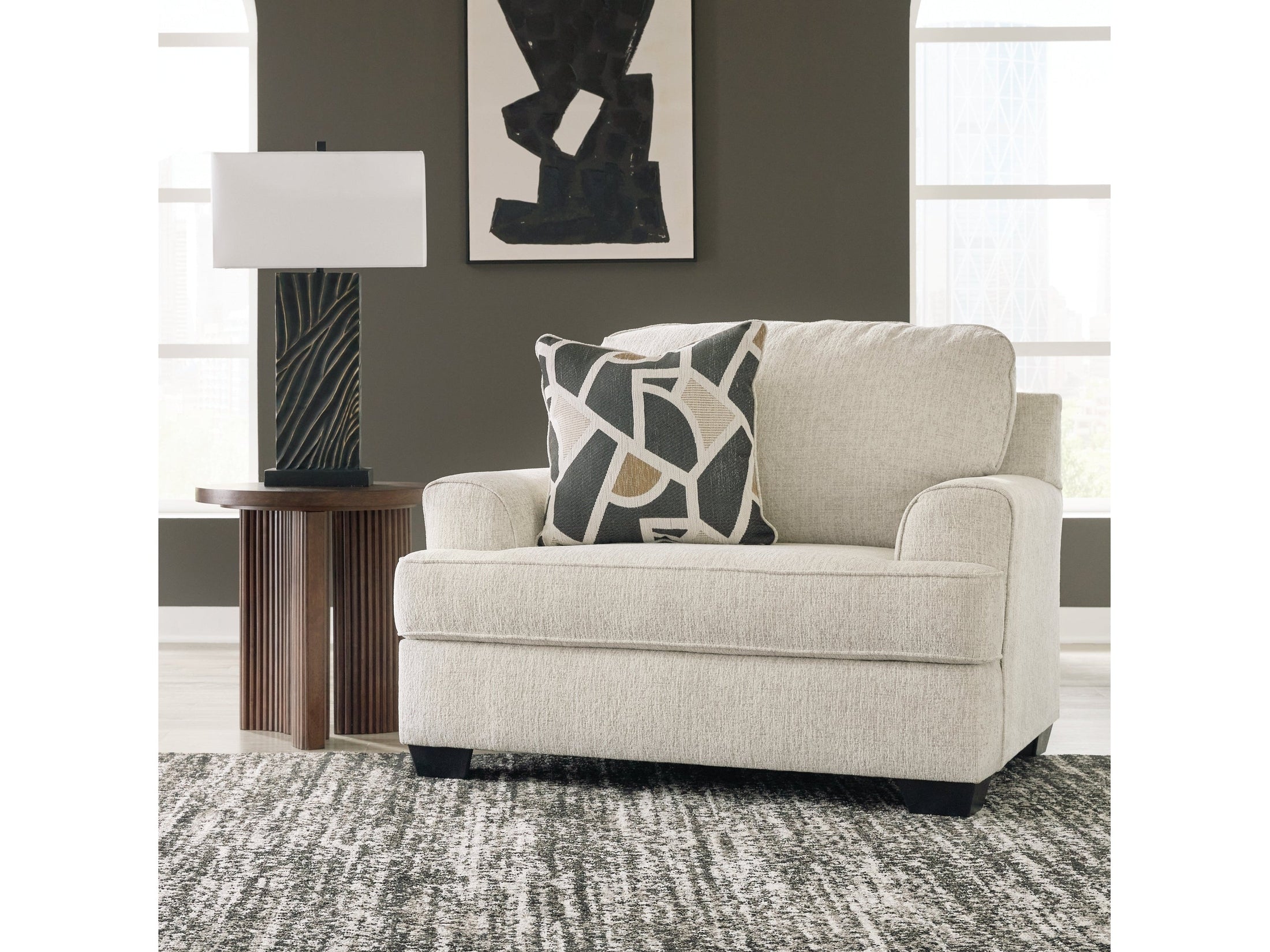 Heartcort Quartz Oversized Chair