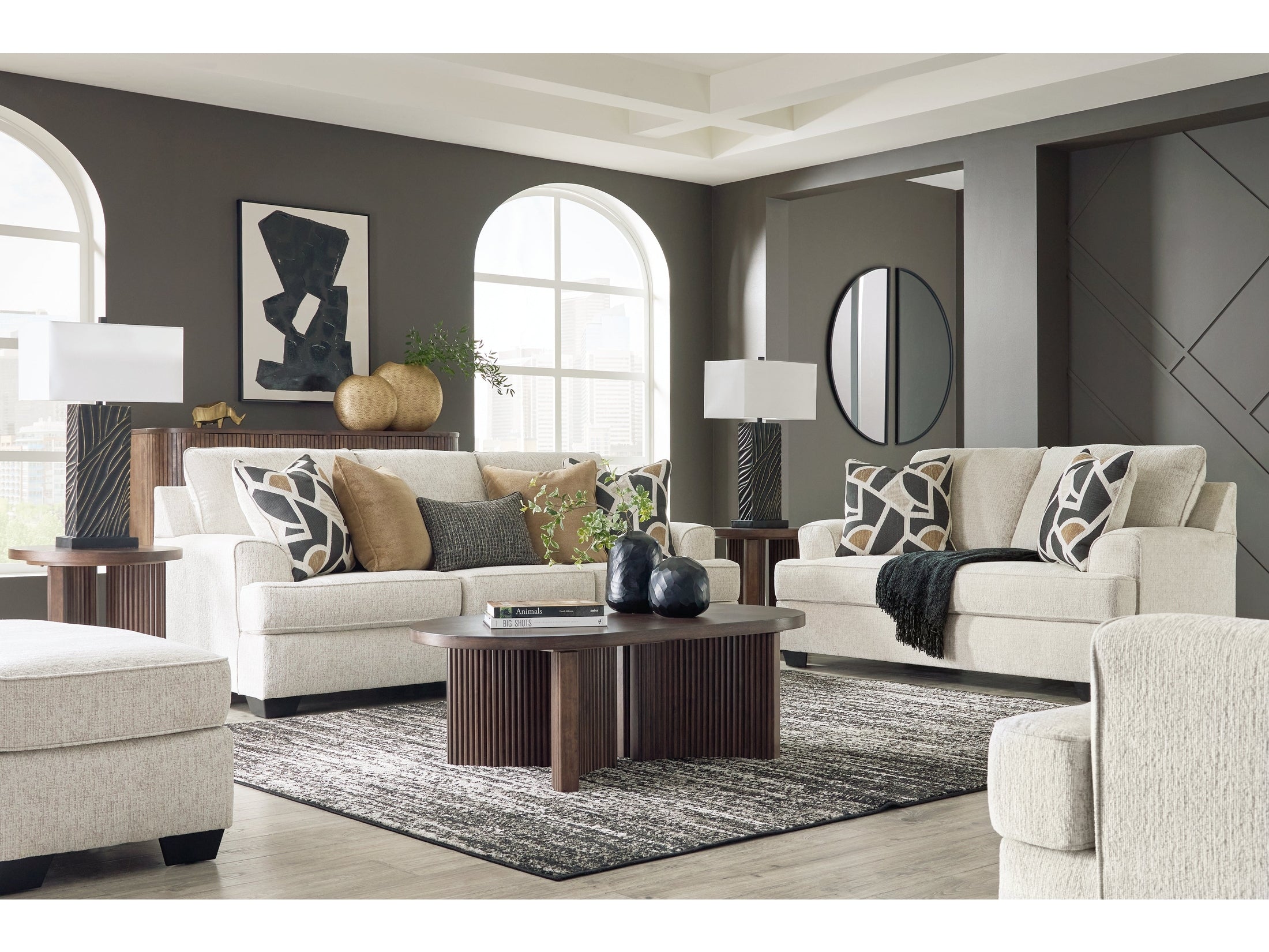 Heartcort Sofa, Loveseat, Chair and Ottoman