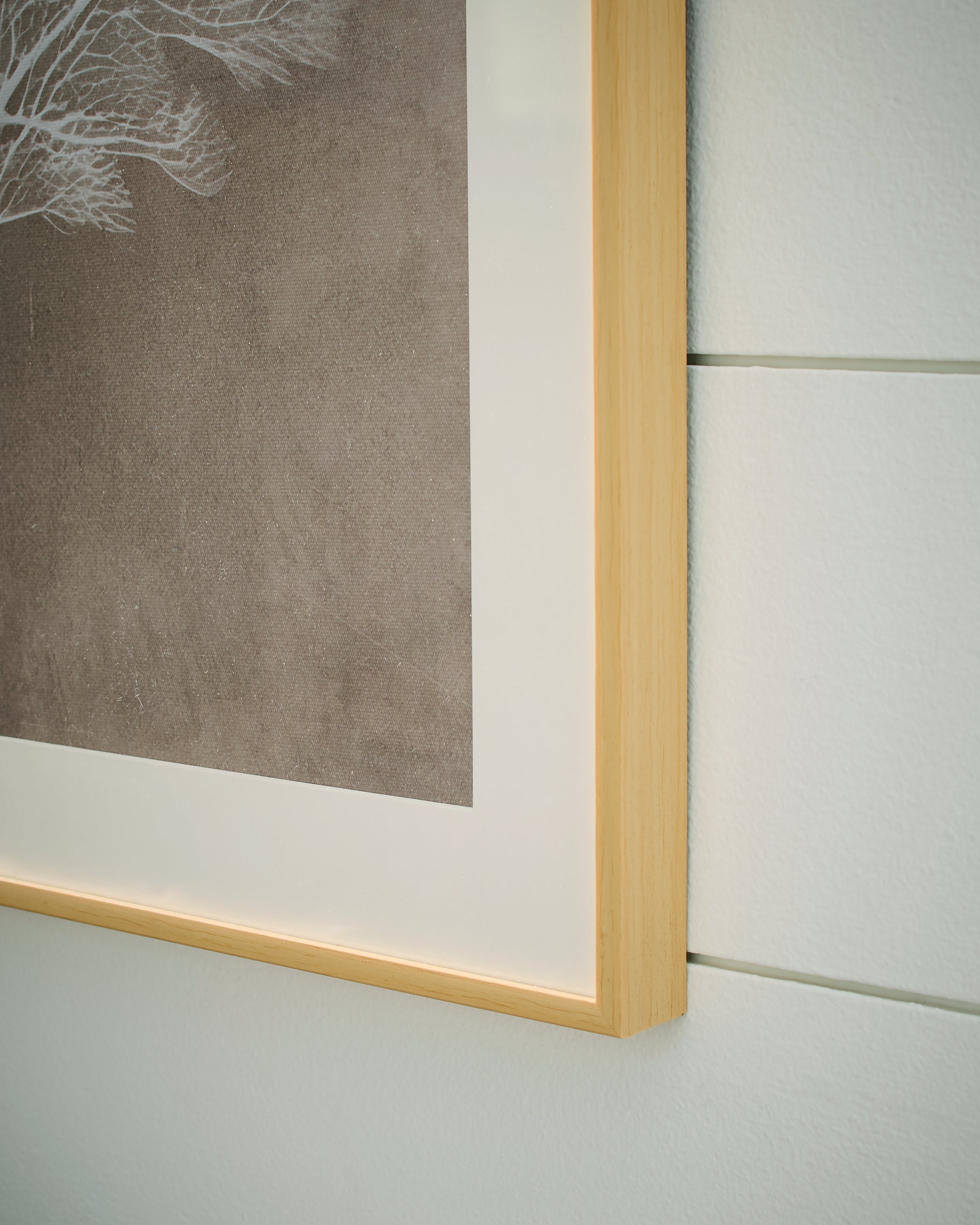 Hendridge Taupe/White Wall Art Set (Set of 3)