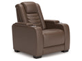 High Impact Tobacco Power Recliner