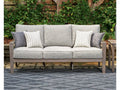 Hillside Barn Gray/Brown Outdoor Sofa with Cushion