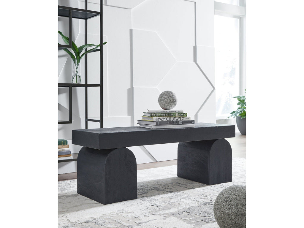 Holgrove Black Accent Bench