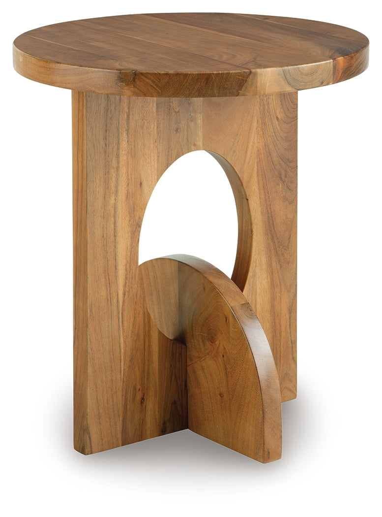 Hollbourne Brown Accent Table