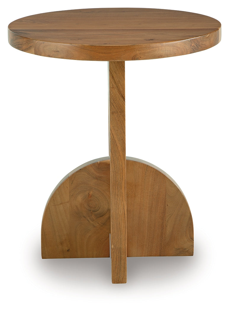 Hollbourne Brown Accent Table