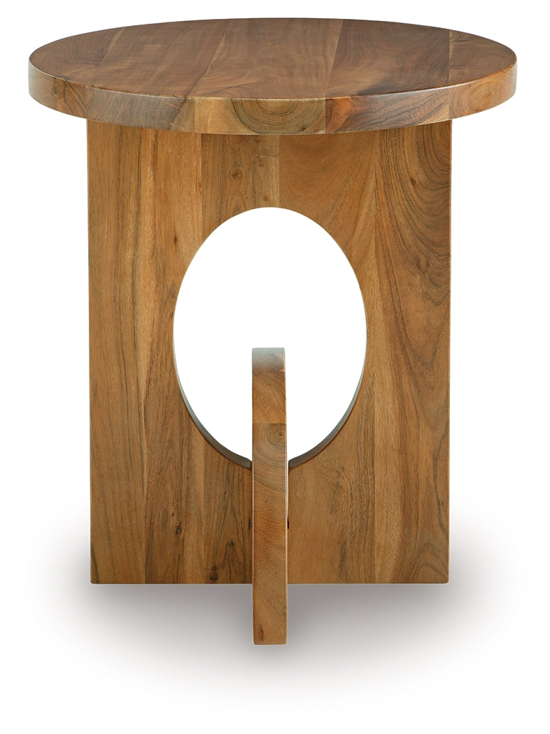Hollbourne Brown Accent Table
