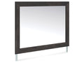 Hollivern Dark Gray Bedroom Mirror