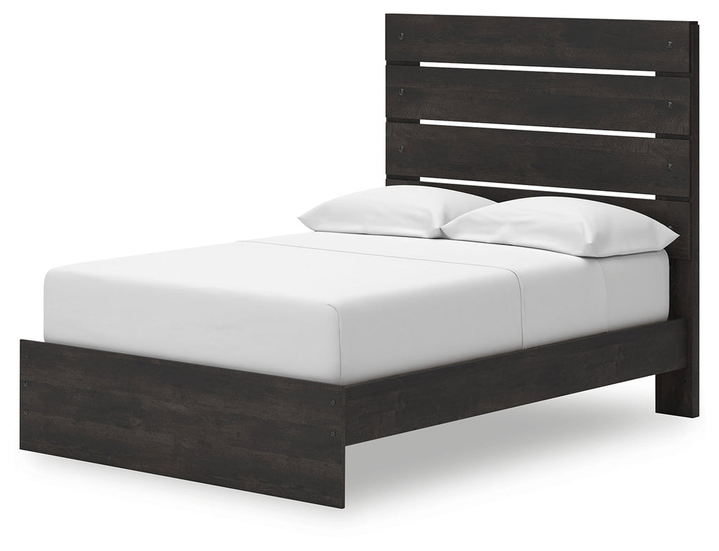 Hollivern Dark Gray Full Panel Storage Youth Bed