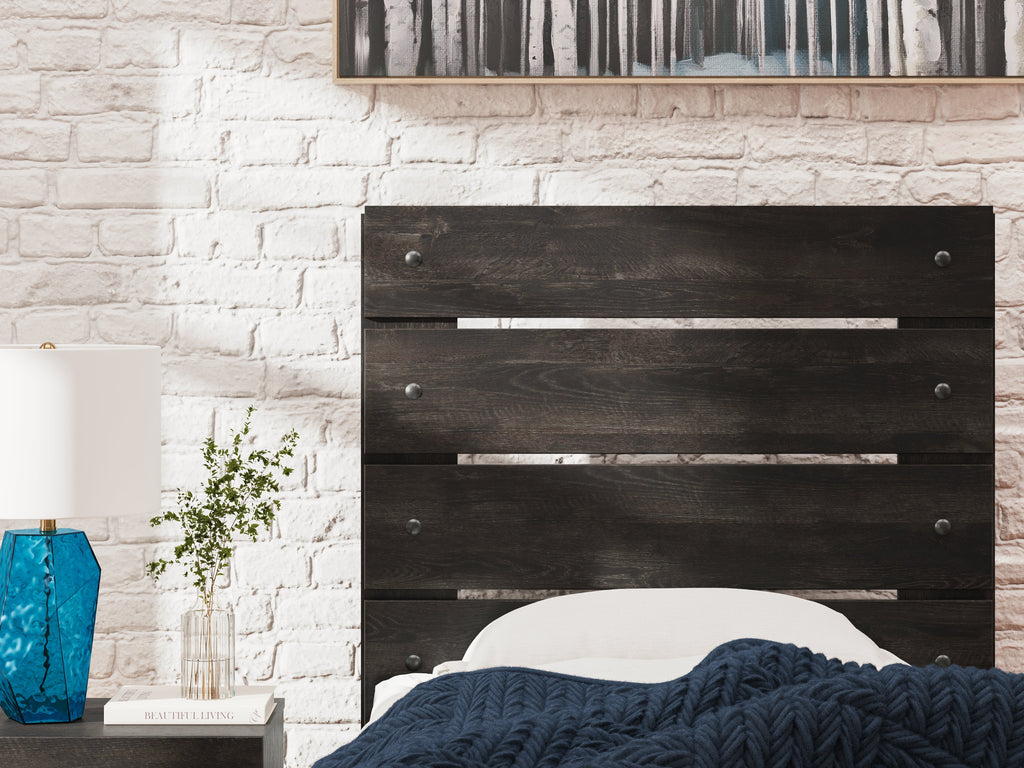 Hollivern Dark Gray Full Panel Storage Youth Bed
