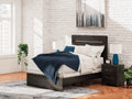 Hollivern Dark Gray Full Panel Youth Bed