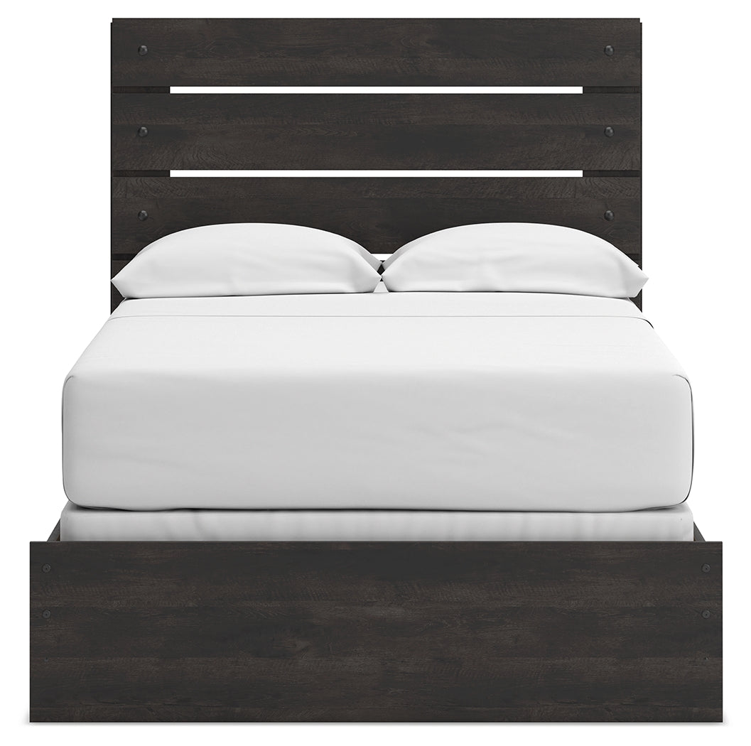 Hollivern Dark Gray Full Panel Youth Bed