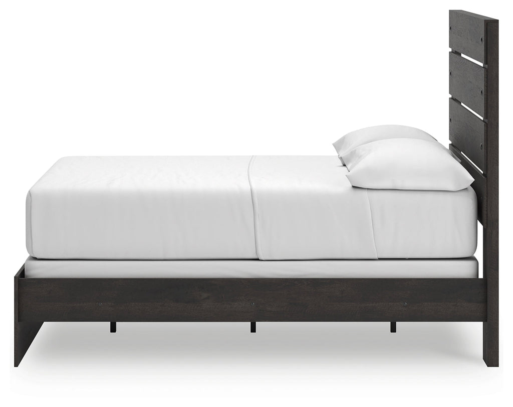 Hollivern Dark Gray Full Panel Youth Bed