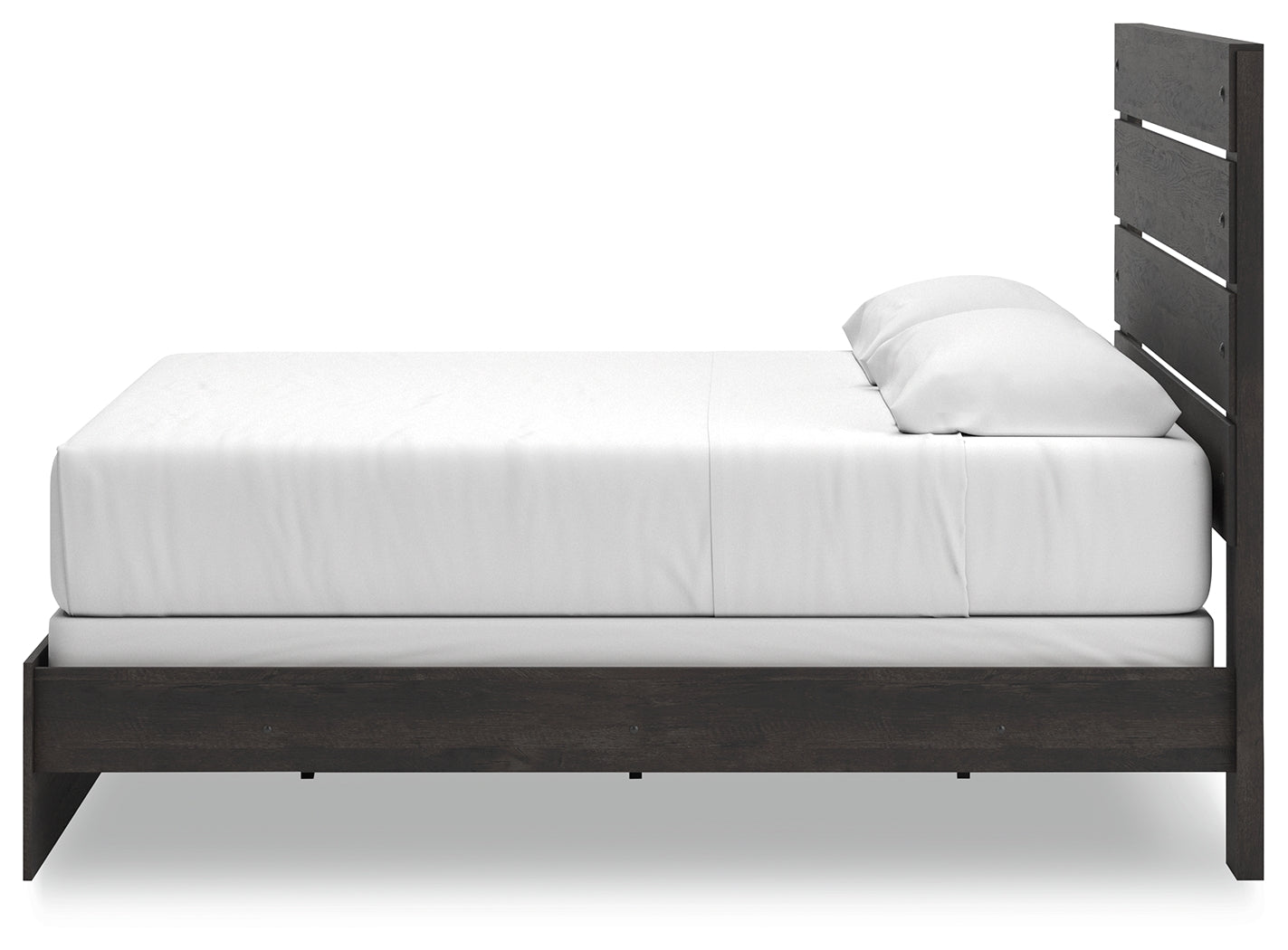 Hollivern Dark Gray King Panel Bed