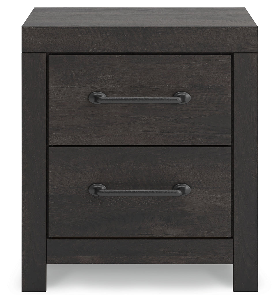 Hollivern Queen Panel Bedroom Set, Dark Gray