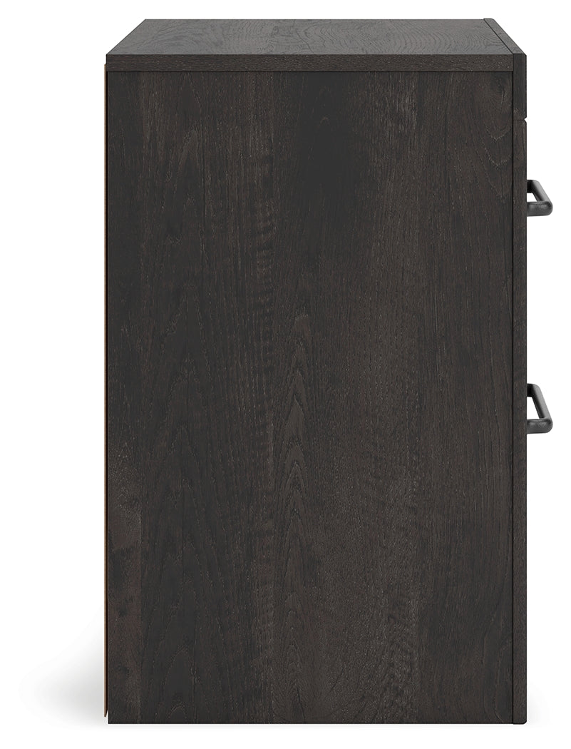 Hollivern Queen Panel Bedroom Set, Dark Gray