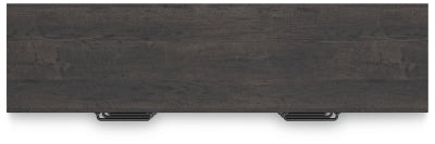 Hollivern Dark Gray Six Drawer Dresser