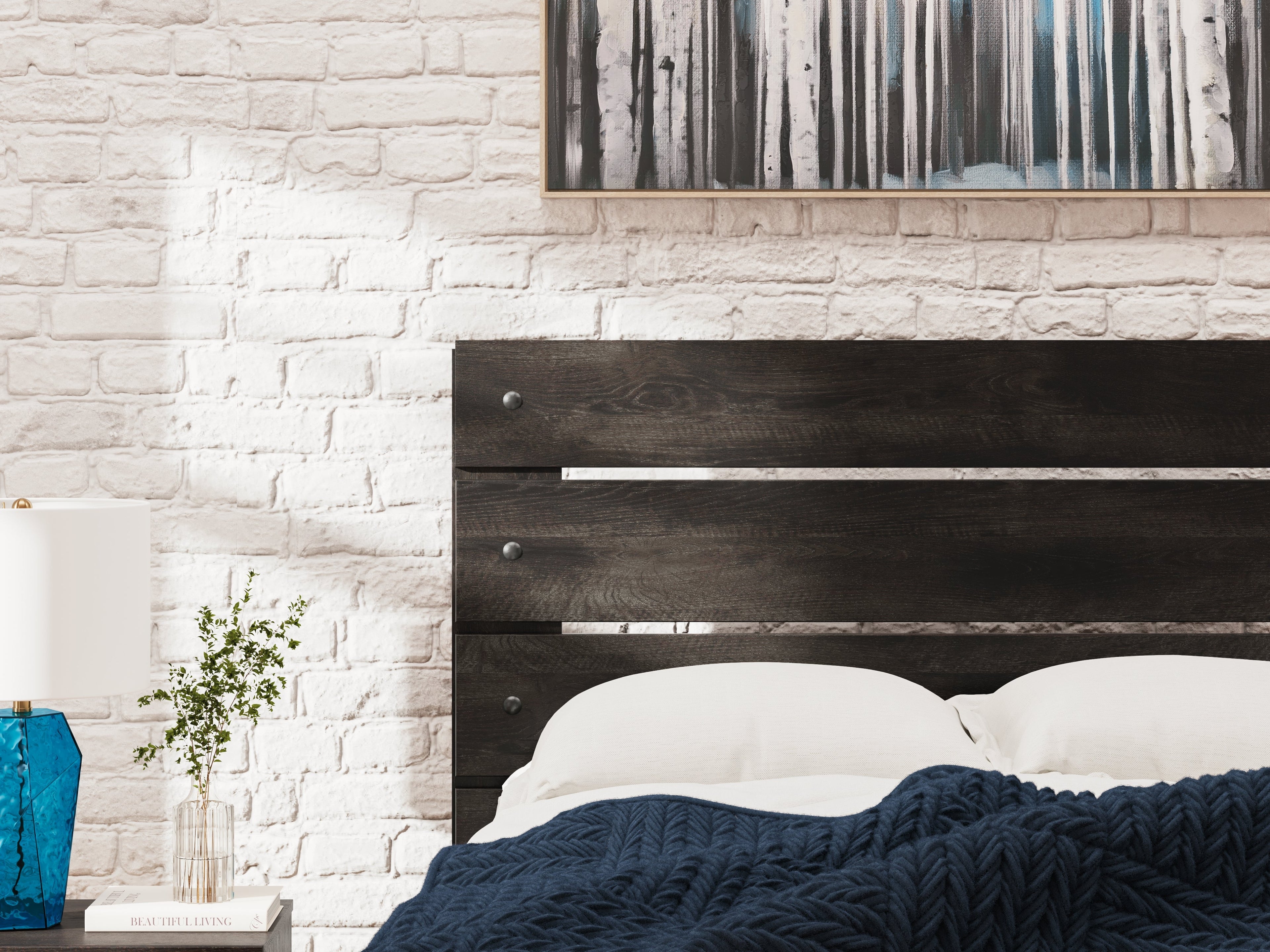 Hollivern Dark Gray Twin Panel Storage Youth Bed
