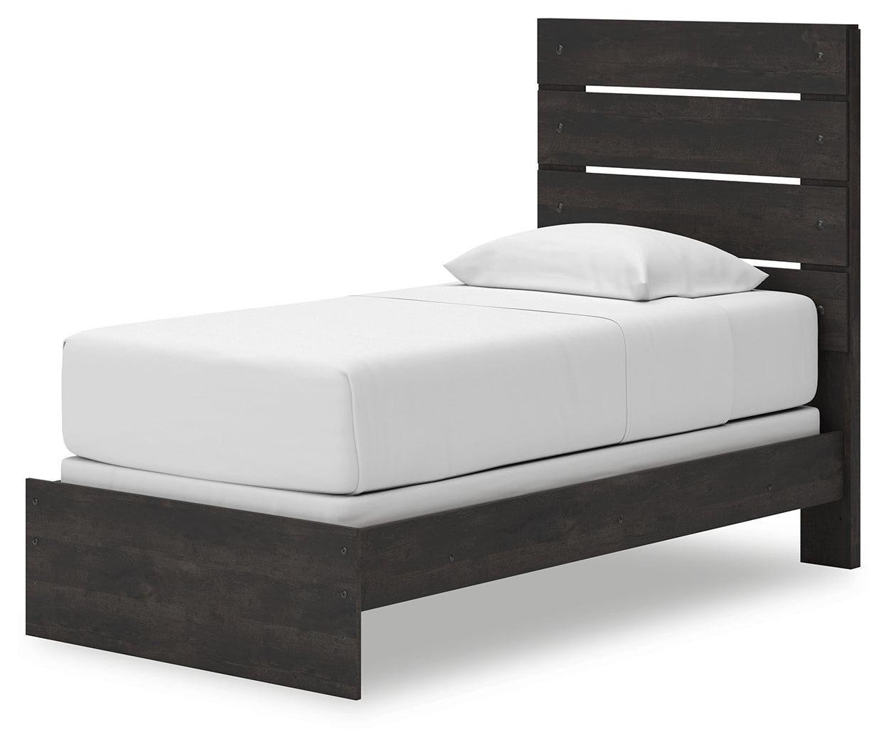 Hollivern Dark Gray Twin Panel Youth Bed