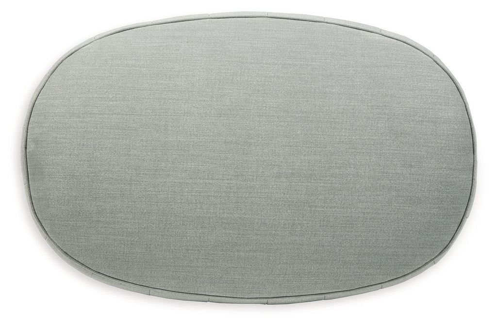 Hollyann Gray Oversized Accent Ottoman