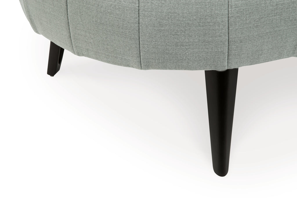 Hollyann Gray Oversized Accent Ottoman