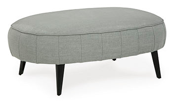 Hollyann Gray Oversized Accent Ottoman