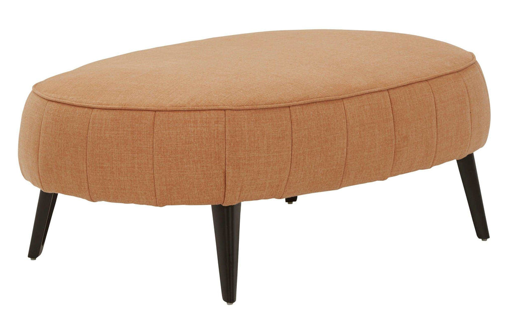 Hollyann Gray Oversized Accent Ottoman